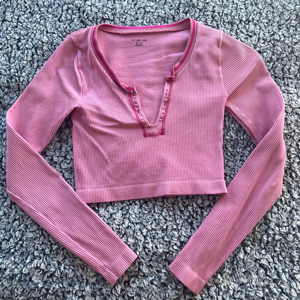 Urban outfitters go for gold seamless long sleeve top